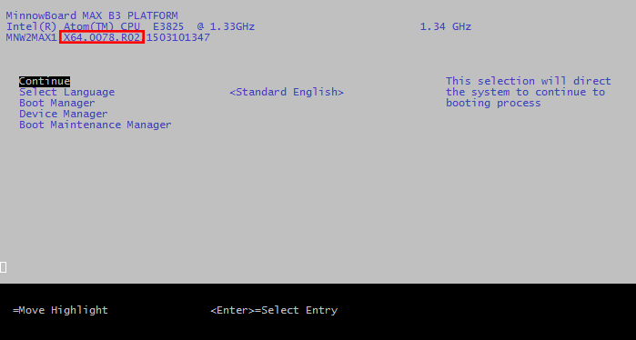 MinnowBoard MAX UEFI Firmware Boot Screen.png
